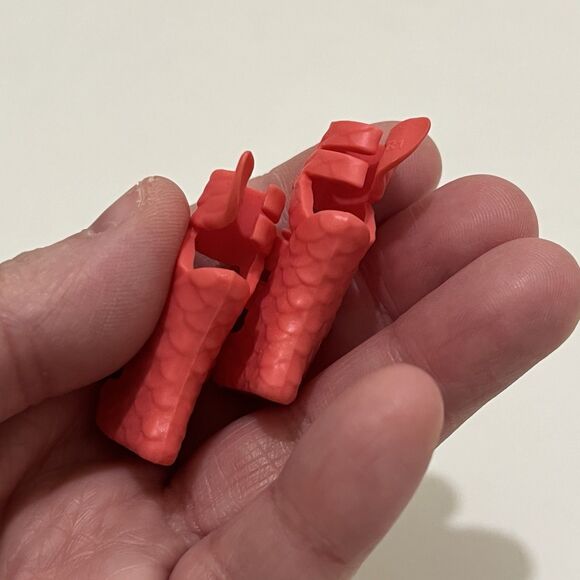 Monster High Ghouls Beast Pet Lagonna Blue Doll Shoes Pink Heel Wedge Fish Scale - Picture 6 of 6